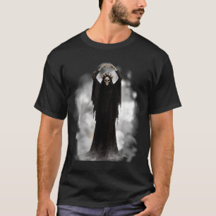 Ghost heart hands scary face mothers day flowers T-Shirt