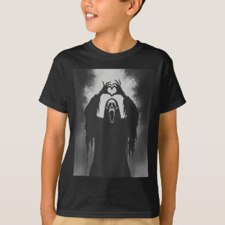Ghost Heart Hands Y Face Horror Ster Halloween T-Shirt