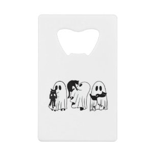 Ghost Holding Black Cat Funny Halloween Cat Lovers