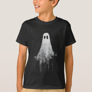 Ghost Horror Spirit Spooky Scary Halloween Goth Ae T-Shirt