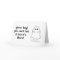 Ghost hug customise card