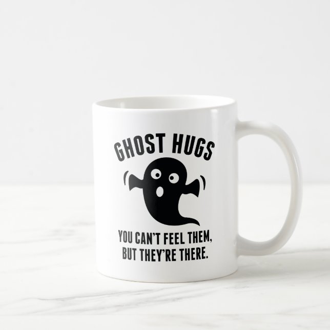 Ghost Hugs Coffee Mug (Right)