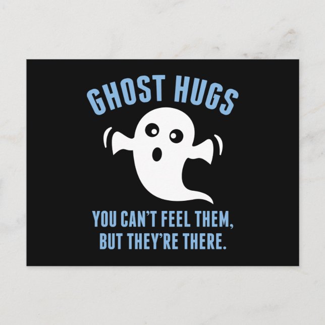 Ghost Hugs Postcard (Front)