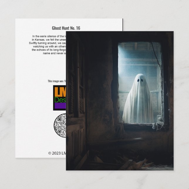Ghost Hunt No. 16 Thank You Card (Front/Back)