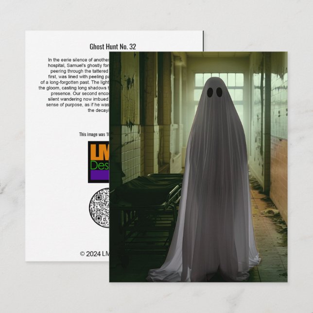 Ghost Hunt No. 32 Thank You Card (Front/Back)