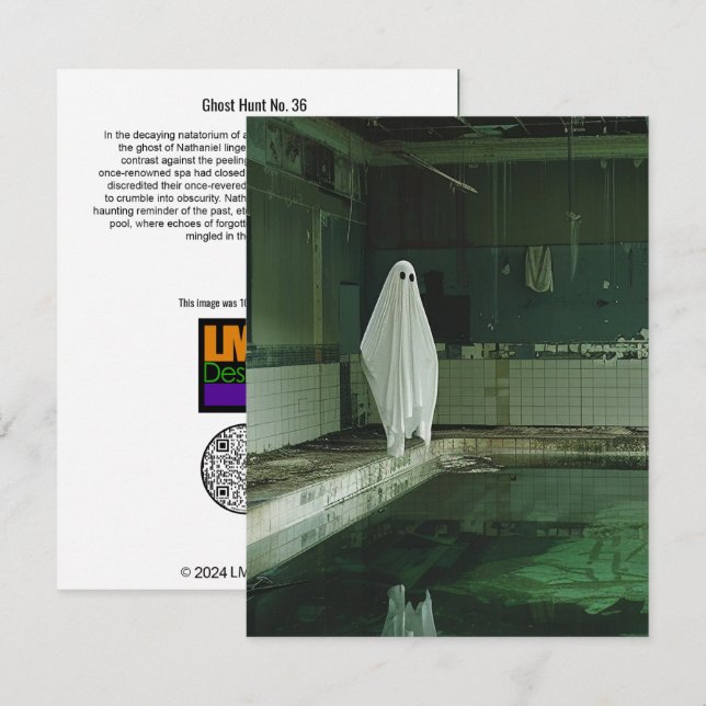 Ghost Hunt No. 36 Thank You Card (Front/Back)