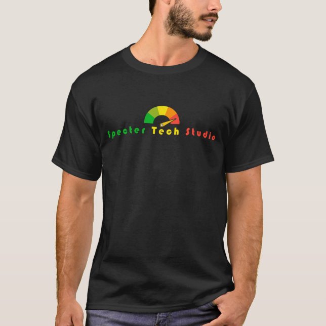 Ghost Hunter EMF SpecterTech Merch T-Shirt (Front)