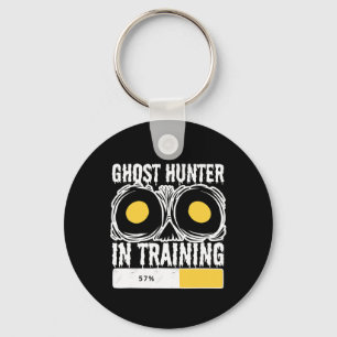 Ghost Hunter In Training Halloween Ghost Hunting  Key Ring