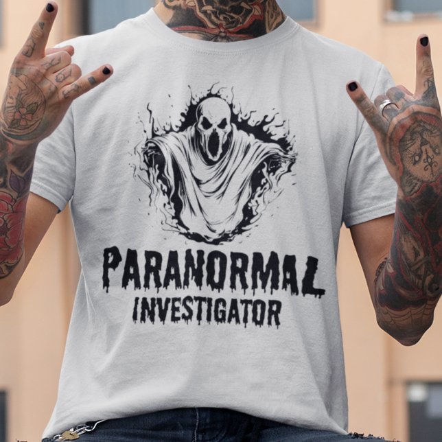 Ghost Hunter Paranormal Investigator Ghost Hunting T-Shirt (Creator Uploaded)