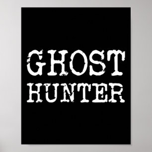 Ghost Hunter Paranormal Investigator Halloween Gif Poster