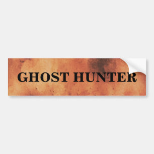 Ghost Hunter Spooky Bumper Sticker