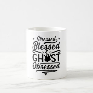 Ghost Hunter Stressed Blessed Hunt Ghost Hunting Coffee Mug