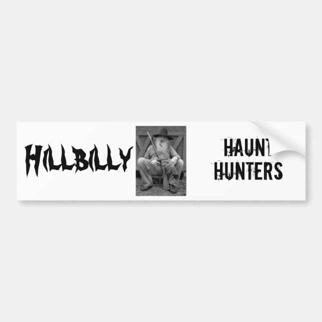 Ghost hunting bumper sticker (Front)