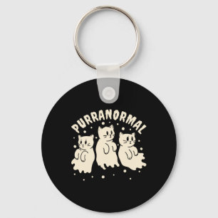 Ghost Hunting Cat Paranormal Investigator Ghost Re Key Ring