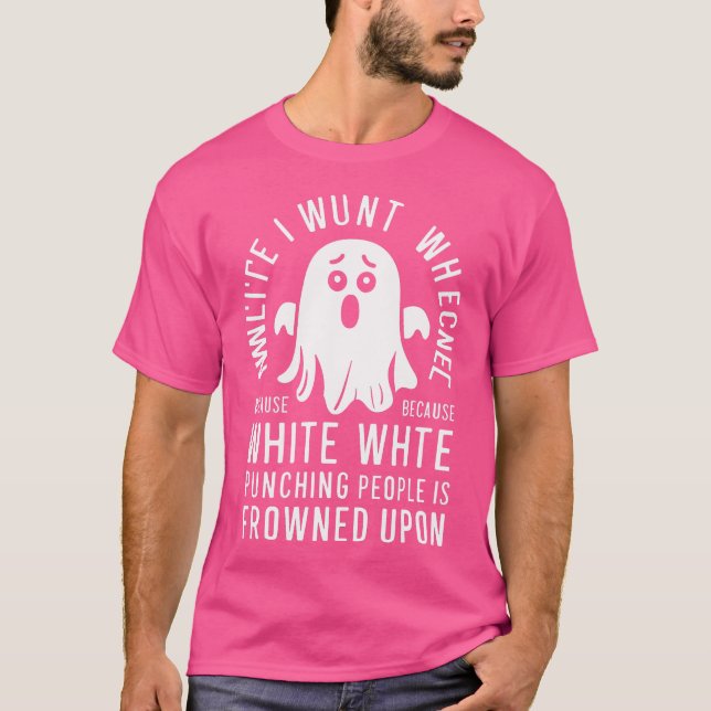 Ghost Hunting Funny Ghost Hunter Punch T-Shirt (Front)