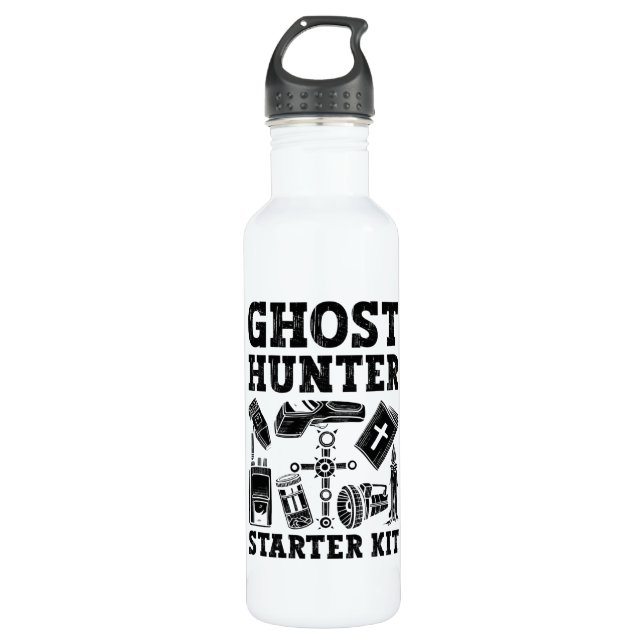 Ghost Hunting Ghost Hunter Starter Kit Paranormal 710 Ml Water Bottle (Front)