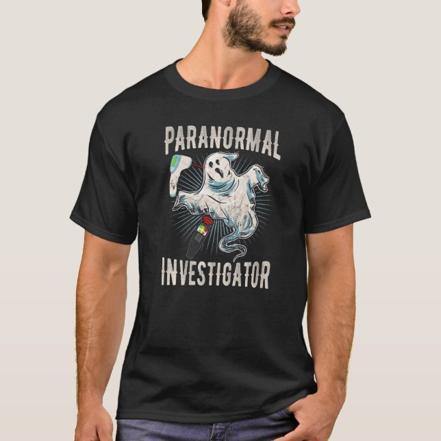 Ghost Hunting Paranormal Investigator Premium_3 T-Shirt (Front)