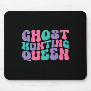 Ghost Hunting Queen Womens Ghost Hunter Retro Vint Mouse Pad