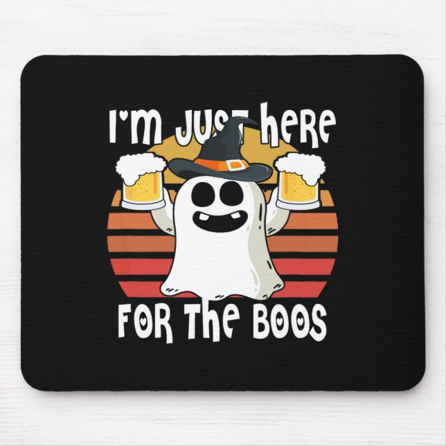 Ghost I'm Just Here For Boos1  Mouse Pad (Front)