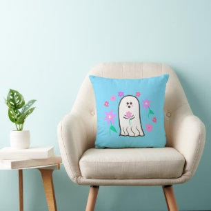 Ghost in a Flower Garden Cushion