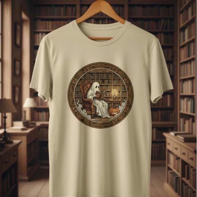  Ghost In A Library Tri-Blend Shirt (Creator Uploaded)