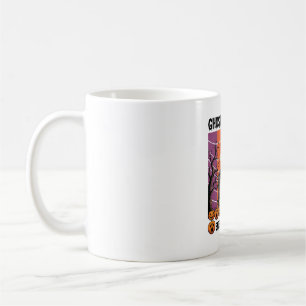 Ghost Is Coming Halloween Haunted House Witch Pump Coffee Mug