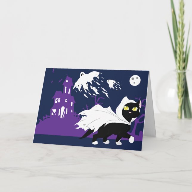 Ghost Kitty Card (Front)