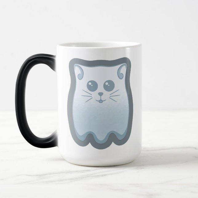 Ghost Kitty Magic Mug (Left)