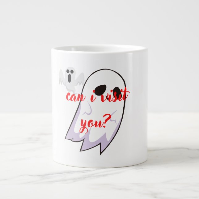 Ghost  large coffee mug (Front)