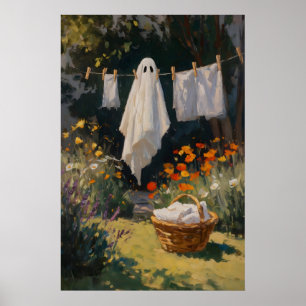 Ghost Laundry Print – Spring Home , Laundry Room