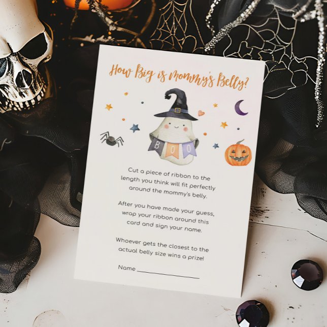 Ghost Little Boo How Big is Mummy's Belly Game (Little Boo Baby Shower How Big is Mommy's Belly Game)
