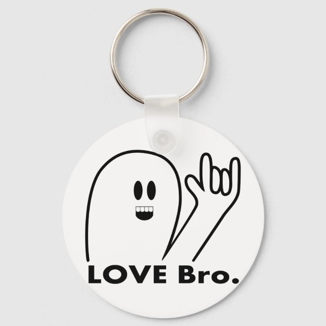 Ghost Love Bro. Key Ring (Front)