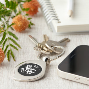 Ghost Mister Pro Triceratops Skilled Ancient Key Ring