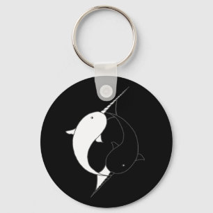 Ghost NINJA Narwhals Key Ring