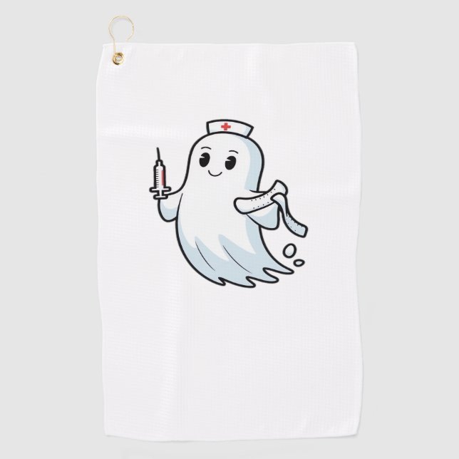 ghost nurse Classic T-Shirt_1 Golf Towel (Front)