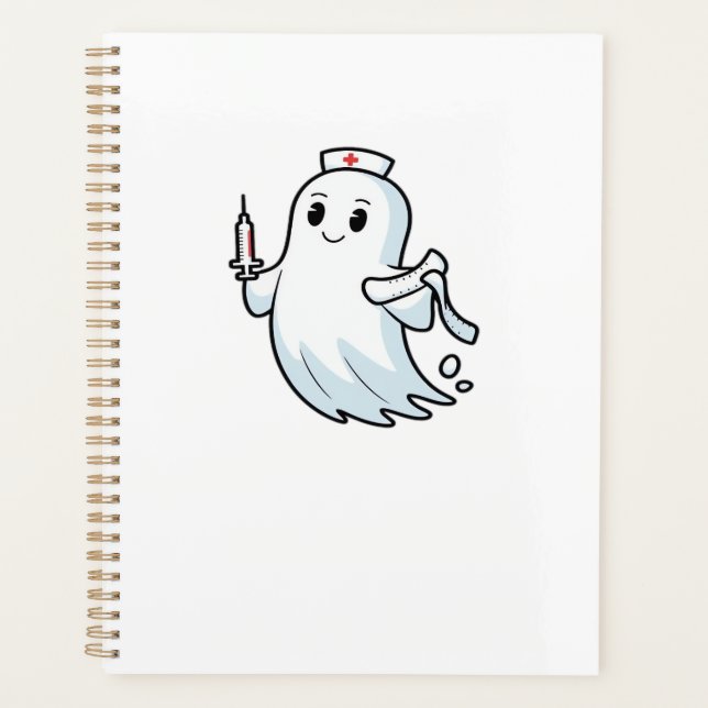 ghost nurse Classic T-Shirt_1 Planner (Front)