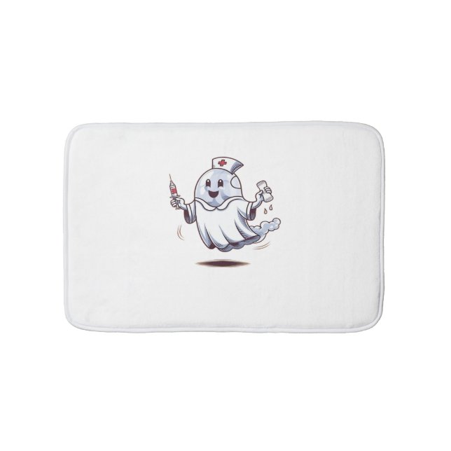 ghost nurse Classic T-Shirt Bath Mat (Front)