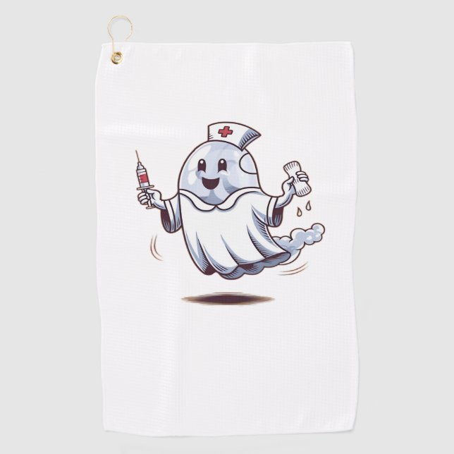 ghost nurse Classic T-Shirt Golf Towel (Front)