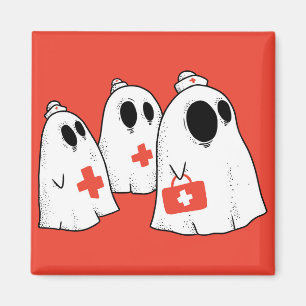 Ghost Nurse Magnet