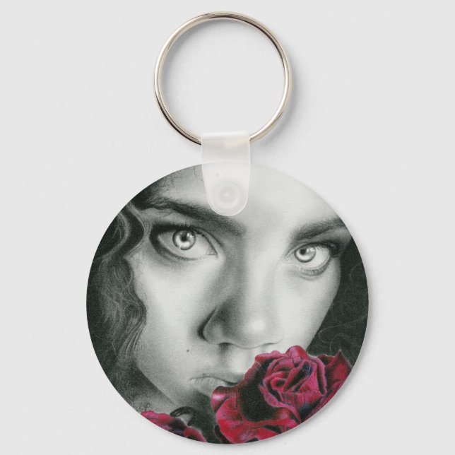 Ghost of a Rose Keychain (Front)