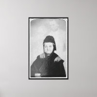 Ghost of Abraham Lincoln with Mary Lincoln 1869