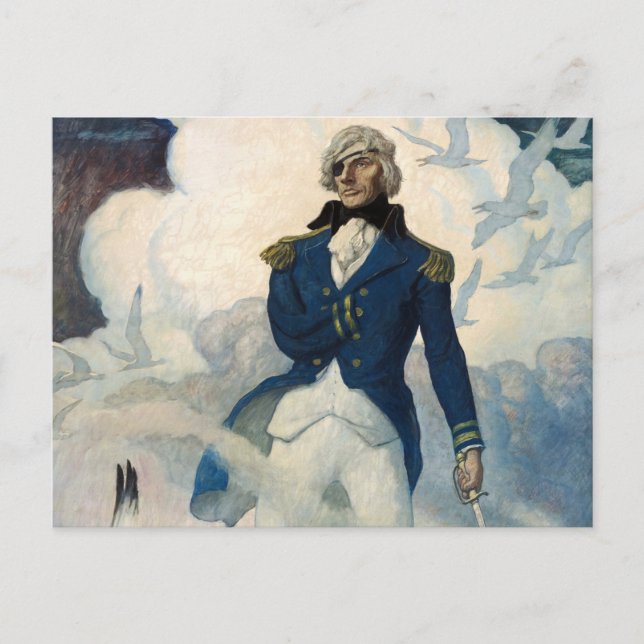Ghost of Admiral Nelson, 1940 by N. C. Wyeth Postcard (Front)