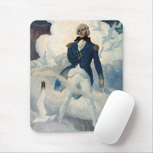 Ghost of Admiral Nelson by Newell Convers Wyeth Mouse Pad