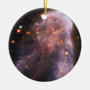 Ghost of Cassiopeia Nebula Ceramic Tree Decoration