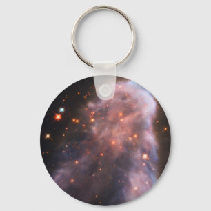 Ghost of Cassiopeia Nebula Key Ring