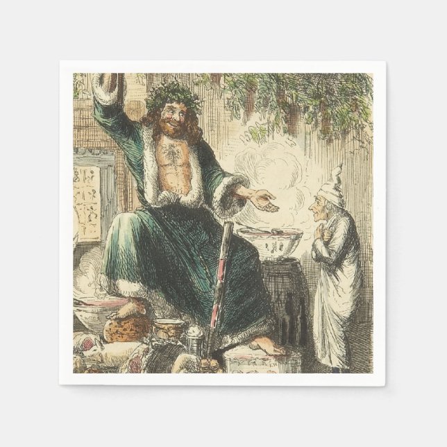 Ghost of Christmas Present Napkin (Front)