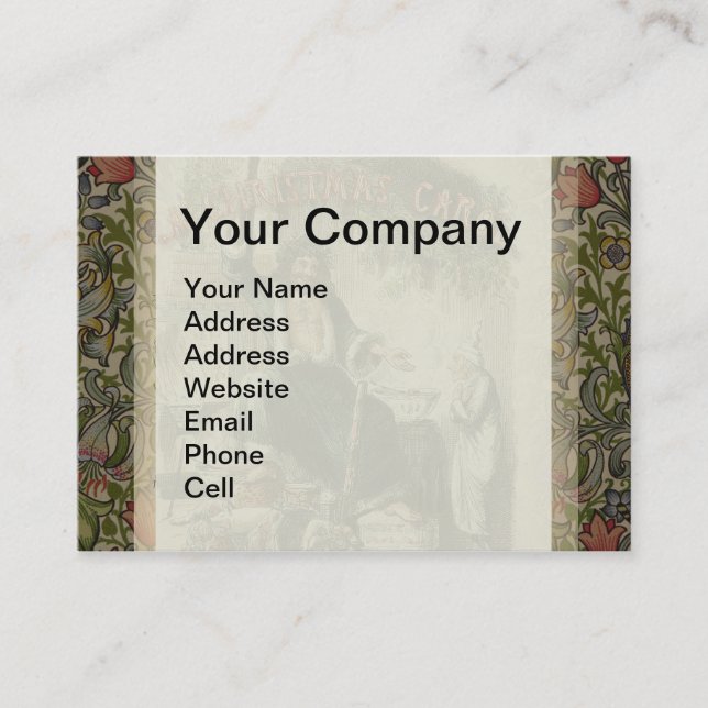 Ghost of Christmas Present Scrooge  Business Card (Front)
