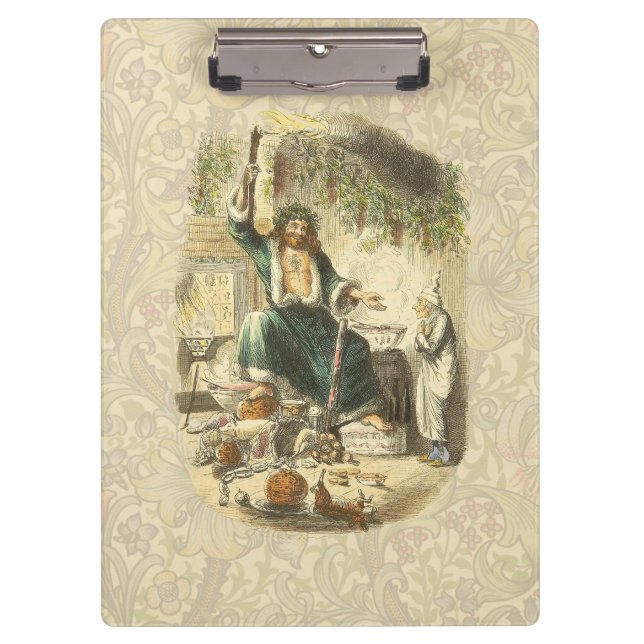 Ghost of Christmas Present Scrooge  Clipboard (Front)