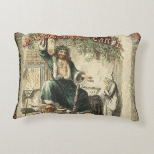 Ghost of Christmas Present Scrooge  Decorative Cushion