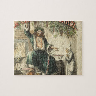 Ghost of Christmas Present Scrooge Jigsaw Puzzle